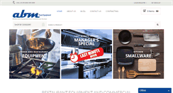 Desktop Screenshot of abmfoodequipment.com